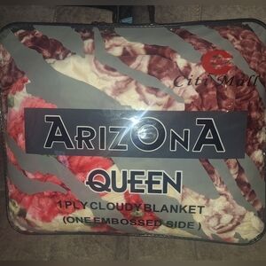 Arizona Queen PLY Cloudy Blanket - Flower Design